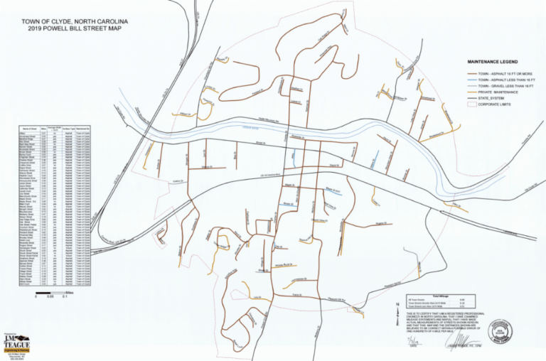 Clyde Powell Bill Map 2019