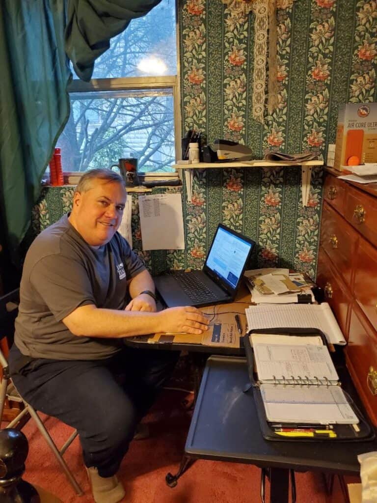 Mark Teague Home office