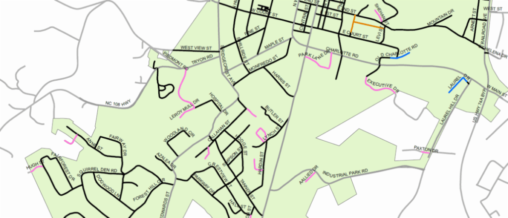 Powell Bill Map Example